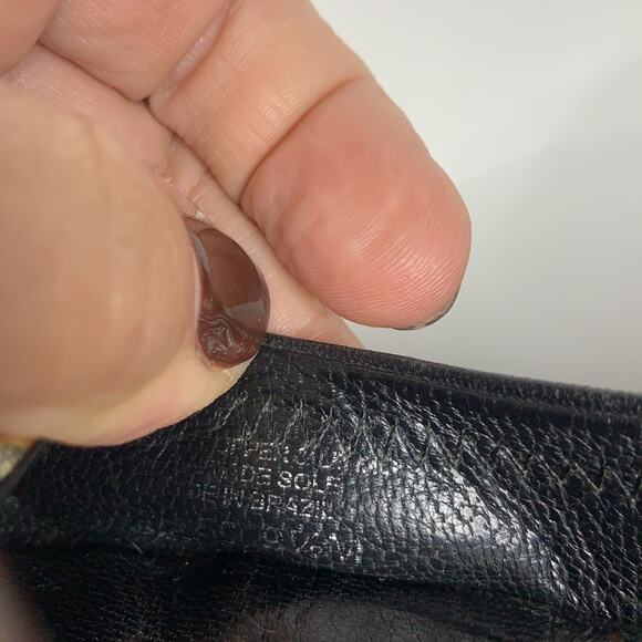 TORY BURCH Classic Reva Gold Metal Logo Black Ballet Flats S-327 SZ 8.5 - Picture 9 of 9